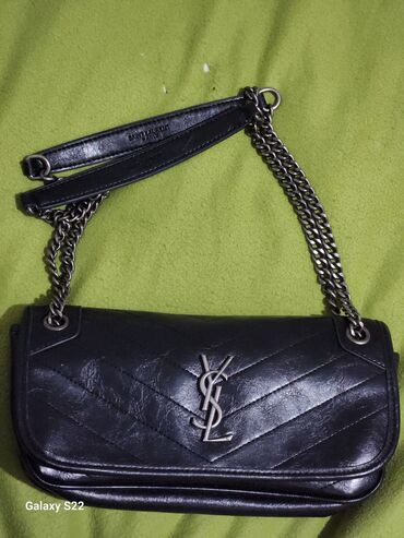 из франции: Классическая сумка, Yves Saint Laurent (YSL), Франция, Материал: Натуральная кожа, Оригинал, Женские, Б/у