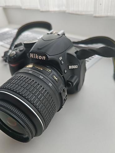 nikon şunuru: Nikon D3100 fotoaparat. Batareyası var, adapteri yoxdur — 3