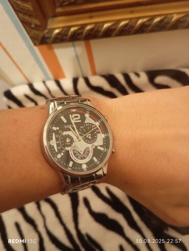 Классические часы: Классические часы часы, Серебро, США, Мужские, Б/у — 8