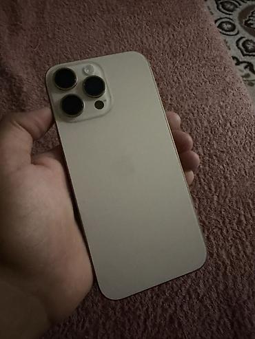 Уюлдук телефондор жана аксессуарлар: IPhone 16 Pro Max, Колдонулган, 256 ГБ, Natural Titanium, Каптама, 91 % — 2