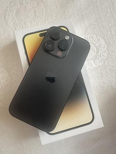 iphone 11 barter var: IPhone 14 Pro, 256 GB, Black Titanium, Zəmanət, Simsiz şarj, Sənədlərlə — 4