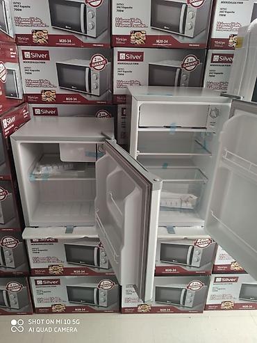 midea soyuducu: Yeni 1 qapılı Midea Soyuducu Satılır, rəng - Boz, Dolab içi — 4