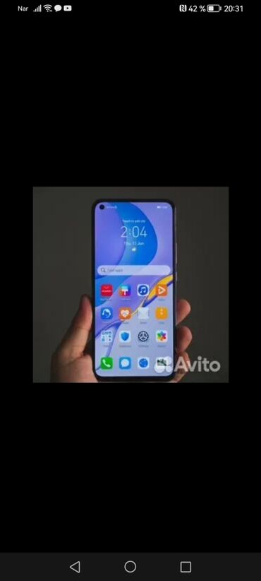 huawei p smart pro qiymeti: Huawei Nova Y70, 64 ГБ, цвет - Голубой, Сенсорный, Отпечаток пальца, Две SIM карты