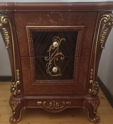 servant dolabı: Yataq otağı dəsti – klassik barok üslubunda, zəngin oyma və qızılı — 2