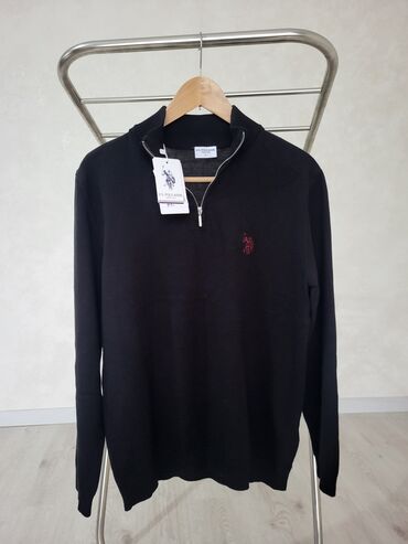 пальто xxl: Стильный мужской свитер-полузамок бренда U.S. Polo Assn. Оригинал 💯%