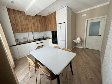 токмок квартира микрорайон: 3 комнаты, 66 м², Элитка, 8 этаж, Евроремонт