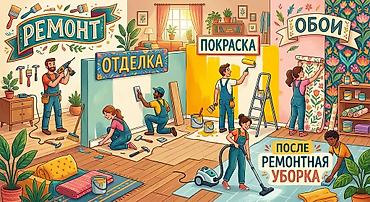 Ремонт под ключ: Ремонт и отделка для квартир и домов - Отделка стен и потолков — 1