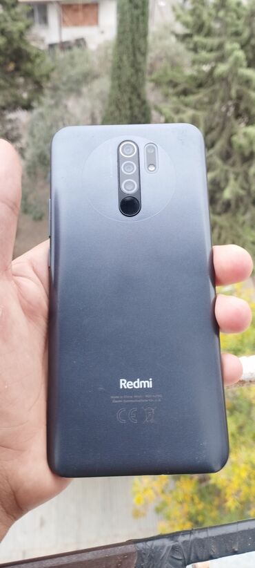 redmi telfonları: Xiaomi Redmi 9T, 64 ГБ, цвет - Синий, 
 Две SIM карты, Сенсорный, Отпечаток пальца