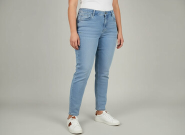 Jeansy: John Baner, Jeansy damskie, rozmiar XL