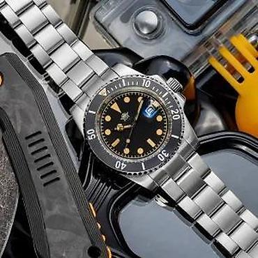 Ručni satovi: ADDIESDIVE AD2054 - 41mm - Crna - Rolex Submariner Homage ADDIESDIVE — 15