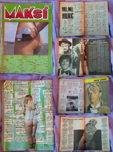 Knjige i stripovi: Bazar 8 broja, Glorija 5 broja, Ana 2 broja, Duga Žena, Vreme Zabave — 10