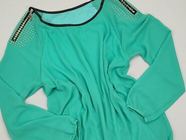 bluzki damskie turkusowa: Blouse, S (EU 36), condition - Perfect