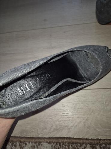 bele patike 36: Sive ženske salonke s otvorenim prstima (peep toe) – Milano - — 5