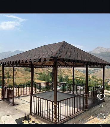 Беседки: Беседка 2 x 50 x 50 м, Металл — 27