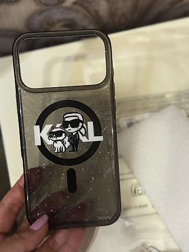 karl lagerfield: Orginal Karl Lagerfeld. Iphone 17 Pro Max ucun kabura — 2