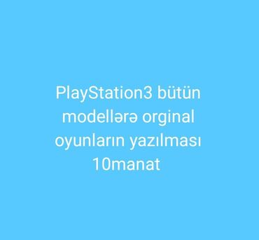 playstation 4 oyunları bakida: PlayStation3 butun modellere orginal oyunlarin yazilmasi Therma pasta