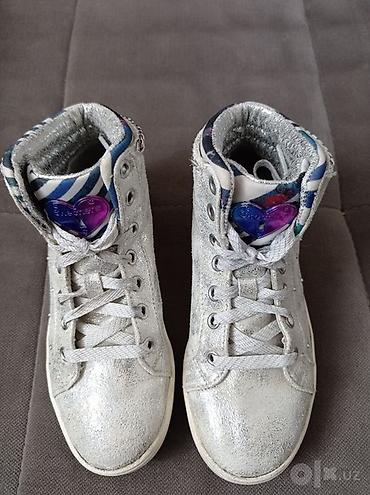 Детская обувь: Высокие кеды для девочек Skechers Twinkle Toes Shuffles. - Цвет — 4