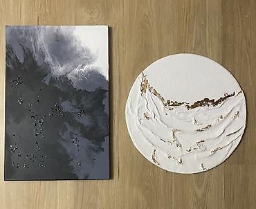string art: Современные интерьерные картины и панно, выполненные в абстрактном — 3