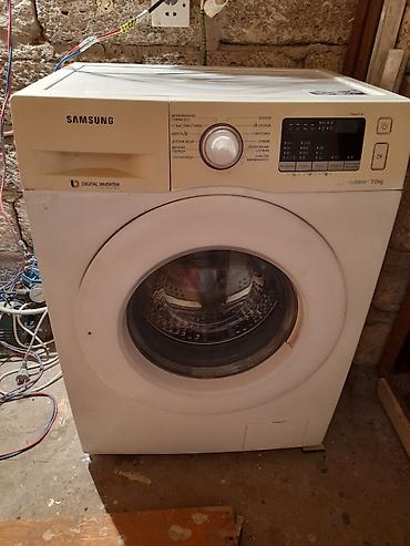 sam r16: Paltaryuyan maşın Samsung, 7 kq, İşlənmiş, Avtomat, Qurutma var, Kredit yoxdur, Ünvandan götürmə — 1