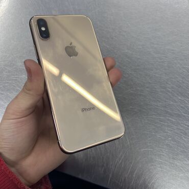 дисплей iphone xs: IPhone Xs, Б/у, 64 ГБ, Rose Gold, Защитное стекло, Чехол, 77 %