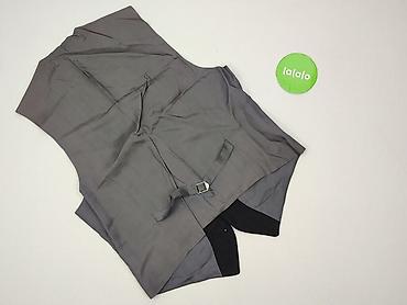 basic t shirt oversize: Męska kamizelka garniturowa w kolorze antracytowym - Krój: klasyczny — 3