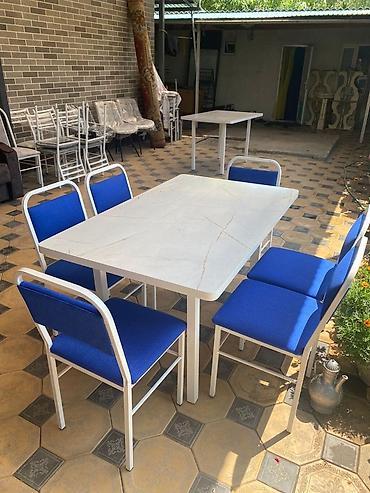 Кухонные столы и стулья: Кухонный стол и стул, Новый, Платная доставка, цвет - Белый — 23