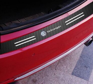 Tuning oprema: Stiker za branik automobila - karbon VOLKSWAGEN Stiker za zadnji — 6
