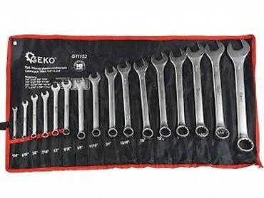 Setovi ručnog alata: GEKO G11152 – set kombinovanih ključeva (colovni) - Profesionalni set — 8