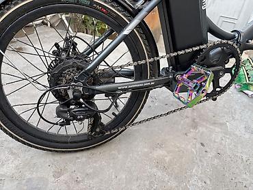 electro moto: MONO Elektrikli Hibrid Velosiped (Shimano/Tektro) – Qatlanan Yüksək — 4