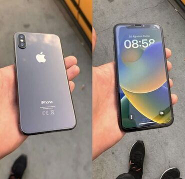 iphone 15 dubayski: IPhone Xs, 64 GB, Qara, Simsiz şarj, Face ID