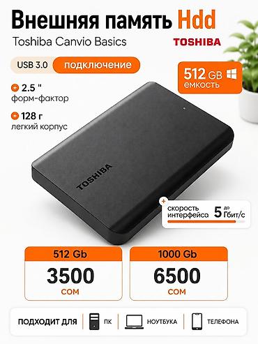 iphone se1: Накопитель для ПК, Новый, Toshiba, HDD, 512 ГБ, Для ПК — 1