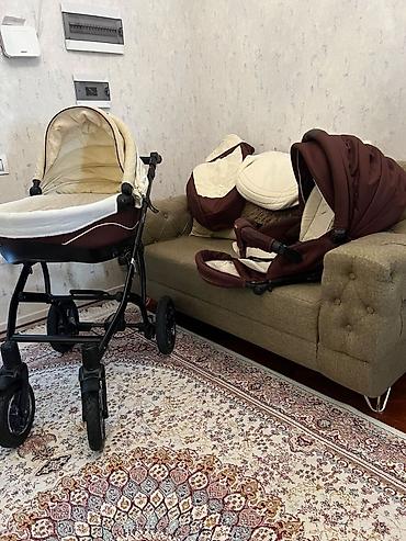 Uşaq arabası dəsti – transformasiya olunan 3‑ü 1‑də Xüsusiyyətlər: -