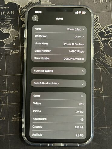 Apple iPhone: IPhone 12 Pro Max, Б/у, 256 ГБ, Графит, Защитное стекло, Чехол, 100 % — 9