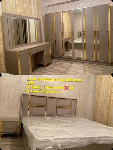 Uşaq və gənc otağı üçün dəstlər: Oğlan və qız üçün, Təknəfərlik çarpayı, Yazı masası — 10