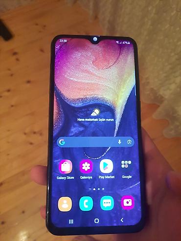 samsung 25: Samsung Galaxy A50, 64 GB, rəng - Qara, Face ID — 1