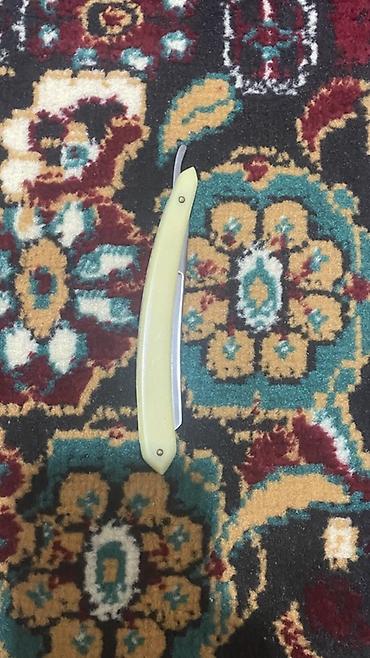 коллекционная: Опасная бритва (straight razor) с классическим складным механизмом — 2