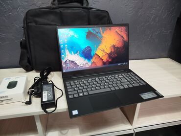 ноутбук для програмирования: Ноутбук, Lenovo, 8 ГБ ОЭТ, Intel Core i3, 15.6 ", Жумуш, окуу үчүн, эс тутум SSD