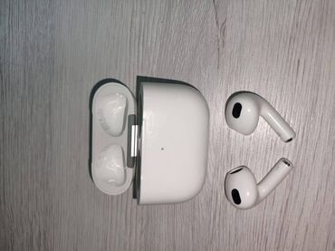 Qulaqcıqlar: İşlənmiş Simsiz (Bluetooth) Qulaqcıqlar, Apple, rəng - Ağ