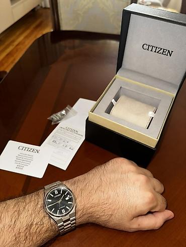 saat omega: Citizen kişi qol saatı – mexaniki, avtomatik Xüsusiyyətlər: - Brend — 2