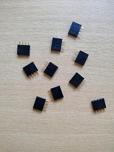 i5 2450m: KONEKTOR ZA LEMLJENJE 1X4 PIN 2.54 ŽENSKA LEMNA LETVICA SET | Lemna — 1