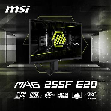 manitor android: MSI MAG 255F E20 200Hz yeniləmə sürəti və Rapid IPS paneli ilə — 2
