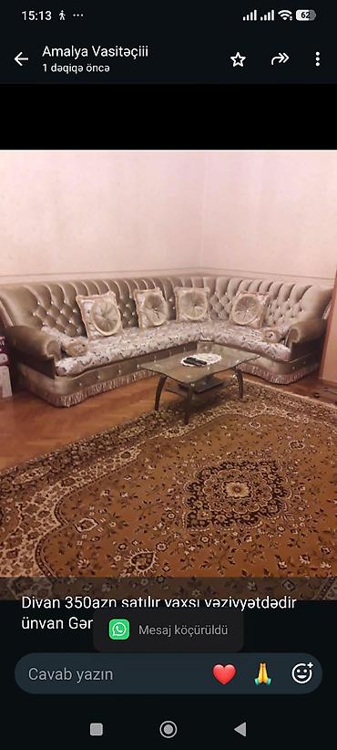 Divan 350azn satılır yaxşı vəziyyətdədir ünvan Gənclik (aml)