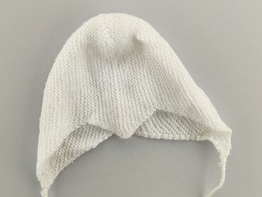 biała czapka niemowlęca chrzest: Czapeczka, stan - Bardzo dobry