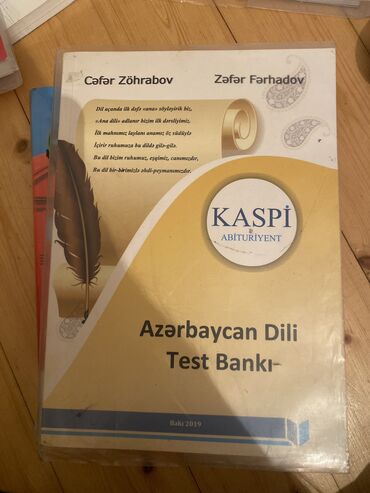 test toplusu riyaziyyat 1 hisse pdf 2023: Kaspi Azerbaycan dili test banki hec istifade edilmeyib tezedir