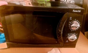 Mikrodalğalı sobalar: Mikrodalğalı soba Ayrıca dayanan, rəng - Qara, İşlənmiş