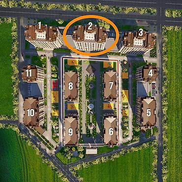 едисейские поля: 3 комнаты, 122 м², Асанбай мкр Элитка, 10 этаж, ПСО (под самоотделку) — 2