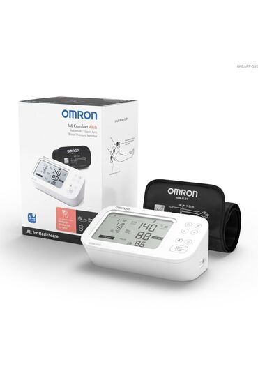 qizdirma olcen: Omron M6 Comfort
təzyiq ölçən tonometr