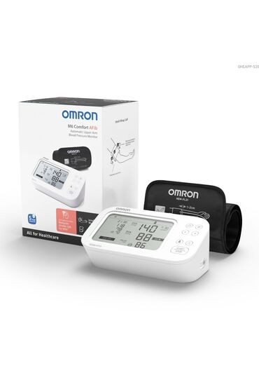 Tonometrlər: Təzyiq ölçən "Omron" m6 comfort. Yapon firmasi tonometr. Tezyiq