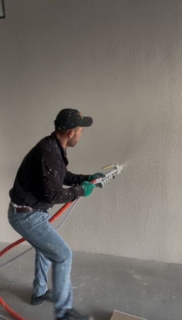 Штукатурка, шпаклевка: Штукатурка стен, Штукатурка потолков, Шпаклевка стен | Акриловая вода эмульсия, Арт бетон Больше 6 лет опыта — 3