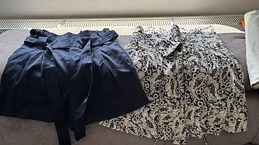 Ženska odeća: ZARA Woman šorts – print crno‑bejž paisley/cvetni - Brend: ZARA WOMAN — 1